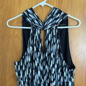Banana Republic Black and Gray Dress